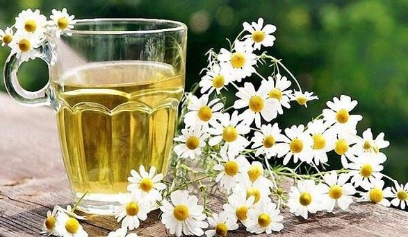 الشاي مع البابونج مع التهاب البروستاتا
